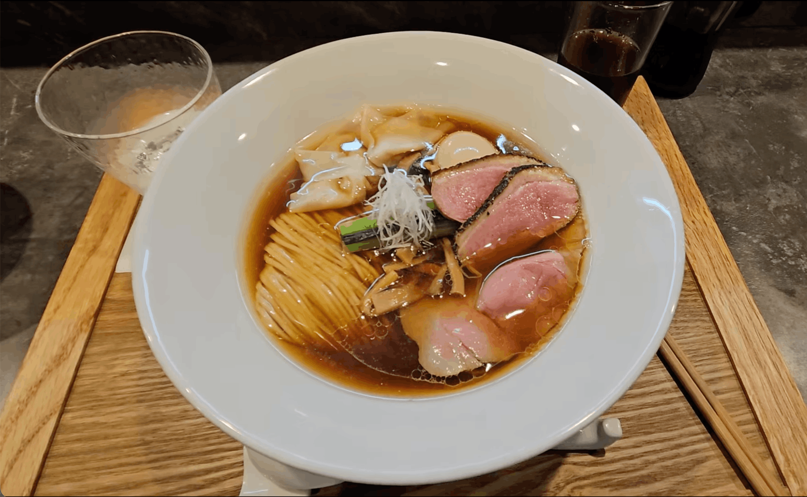 The best ramen in Japan — shoyu ramen at Ramen Matsui in Tokyo